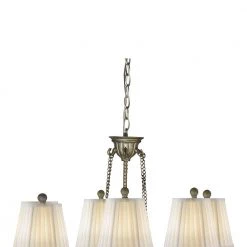 Evita 6-Light Antique Bronze Chandelier with Fabric by Springdale Lighting -Litton Lane Sales antique bronze springdale lighting chandeliers sph19067 1f 1000