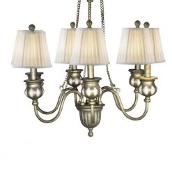 Evita 6-Light Antique Bronze Chandelier with Fabric by Springdale Lighting -Litton Lane Sales antique bronze springdale lighting chandeliers sph19067 4f 1000