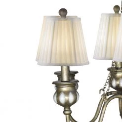 Evita 6-Light Antique Bronze Chandelier with Fabric by Springdale Lighting -Litton Lane Sales antique bronze springdale lighting chandeliers sph19067 c3 1000