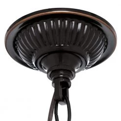 Crystal Leaf 1-Light Antique Bronze Hanging Mini Pendant Lamp by Springdale Lighting -Litton Lane Sales antique bronze springdale lighting pendant lights ftm10002 66 1000