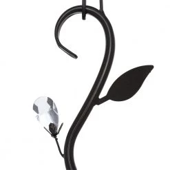 Crystal Leaf 1-Light Antique Bronze Hanging Mini Pendant Lamp by Springdale Lighting -Litton Lane Sales antique bronze springdale lighting pendant lights ftm10002 77 1000