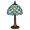 15 in. Castle Point Antique Bronze Table Lamp with Tiffany Art Glass Shade by Springdale Lighting 2 15 in. Castle Point Antique Bronze Table Lamp with Tiffany Art Glass Shade by Springdale Lighting -Litton Lane Sales antique bronze springdale lighting table lamps stt16090 64 1000
