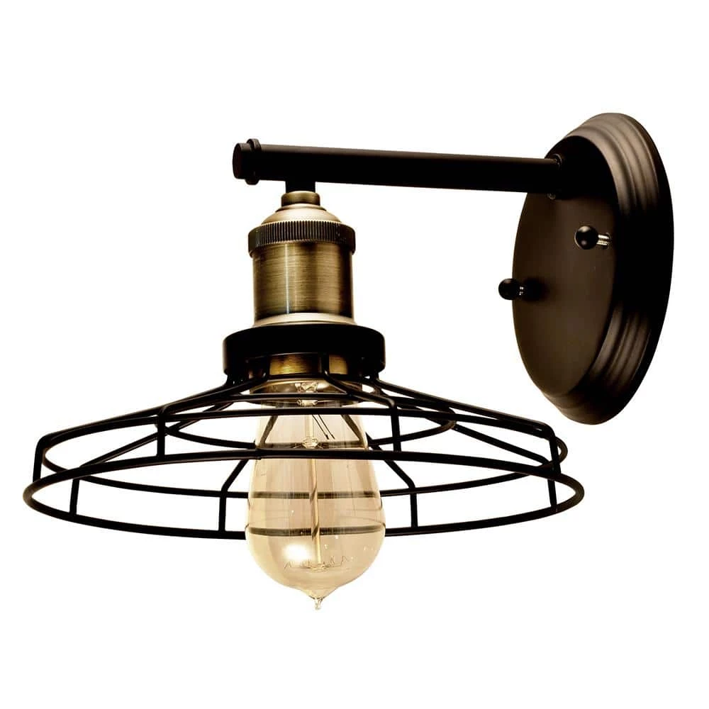 Lewis 1-Light Antique Bronze Wall Sconce by Springdale Lighting 3 Lewis 1-Light Antique Bronze Wall Sconce by Springdale Lighting