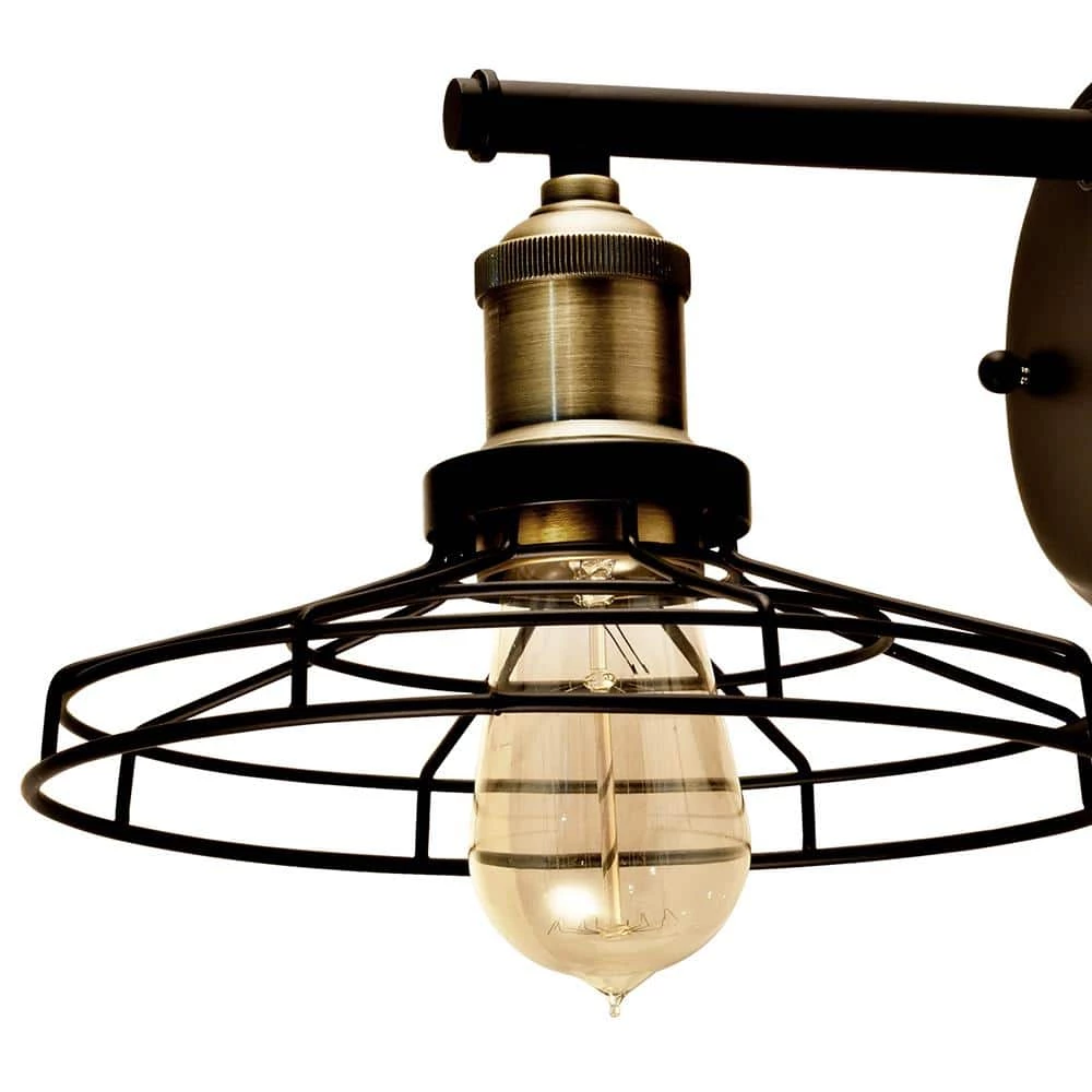 Lewis 1-Light Antique Bronze Wall Sconce by Springdale Lighting 4 Lewis 1-Light Antique Bronze Wall Sconce by Springdale Lighting - Image 2