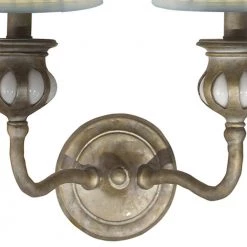 Evita 15 in. Antique Golden Silver Wall Sconce by Springdale Lighting -Litton Lane Sales antique golden silver springdale lighting wall sconces spw19065 1f 1000