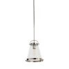 Wesley - Nickel Metal and Seedy Glass 1 Pendant Ceiling Light by Robert Stevenson Lighting -Litton Lane Sales antique nickel robert stevenson lighting pendant lights ec1145b 64 1000