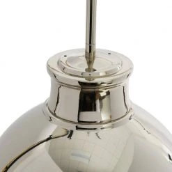 Cameron - 1-Light Antique Polished Nickel Steel Globe Pendant Light with Frosted Glass Shade by Robert Stevenson Lighting 17 Cameron - 1-Light Antique Polished Nickel Steel Globe Pendant Light with Frosted Glass Shade by Robert Stevenson Lighting -Litton Lane Sales antique polished nickel robert stevenson lighting chandeliers ec1130b fa 1000