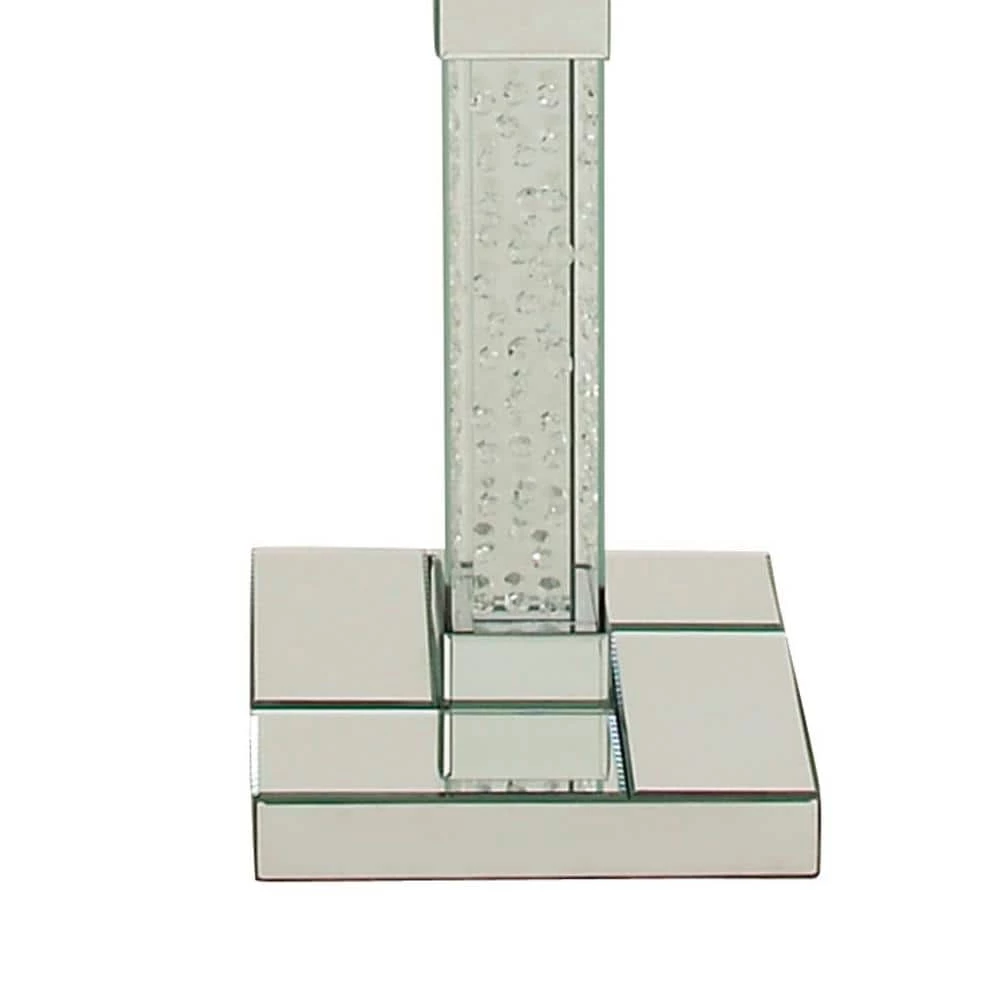 64 in. Silver Crystal Floor Lamp by Litton Lane 5 64 in. Silver Crystal Floor Lamp by Litton Lane - Image 3