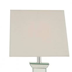 64 in. Silver Crystal Floor Lamp by Litton Lane 11 64 in. Silver Crystal Floor Lamp by Litton Lane -Litton Lane Sales beige and silver litton lane floor lamps 79290 fa 1000