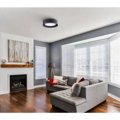 Lynch 15.75 in. 3-Light Black Flush Mount Ceiling Light by Bromi Design 8 Lynch 15.75 in. 3-Light Black Flush Mount Ceiling Light by Bromi Design -Litton Lane Sales black bromi design flush mount lights b4106fb 4f 1000