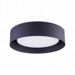 Lynch 15.75 in. 3-Light Black Flush Mount Ceiling Light by Bromi Design