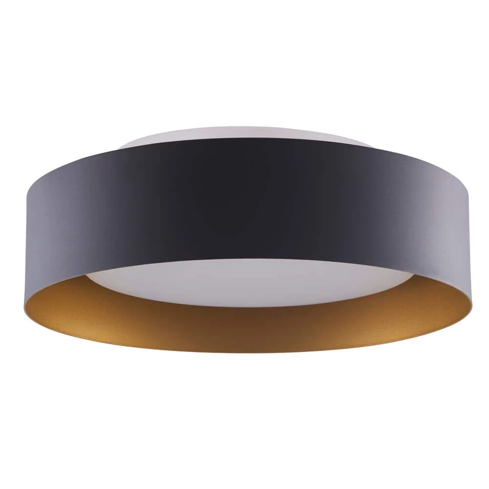 Lynch Black and Gold Flush Mount by Bromi Design 3 Lynch Black and Gold Flush Mount by Bromi Design