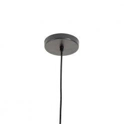 1-Light Black Metal Pendant by Litton Lane -Litton Lane Sales black litton lane chandeliers 45499 44 1000