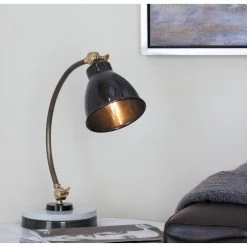 19 in. Black Metal Desk Lamp by Litton Lane 15 19 in. Black Metal Desk Lamp by Litton Lane -Litton Lane Sales black litton lane desk lamps 28548 31 1000