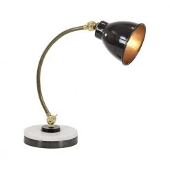 19 in. Black Metal Desk Lamp by Litton Lane