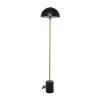 62 in. Black Metal Contemporary Floor Lamp by Litton Lane