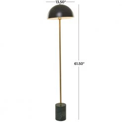 62 in. Black Metal Contemporary Floor Lamp by Litton Lane 14 62 in. Black Metal Contemporary Floor Lamp by Litton Lane -Litton Lane Sales black litton lane floor lamps 042817 c3 1000