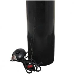 73 in. Black Marble Contemporary Floor Lamp by Litton Lane 12 73 in. Black Marble Contemporary Floor Lamp by Litton Lane -Litton Lane Sales black litton lane floor lamps 042848 1d 1000