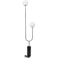73 in. Black Marble Contemporary Floor Lamp by Litton Lane 13 73 in. Black Marble Contemporary Floor Lamp by Litton Lane -Litton Lane Sales black litton lane floor lamps 042848 66 1000