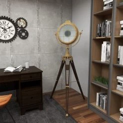 66 in. Black Aluminum Floor Lamp by Litton Lane -Litton Lane Sales black litton lane floor lamps 18903 4f 1000