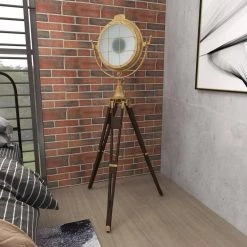 66 in. Black Aluminum Floor Lamp by Litton Lane -Litton Lane Sales black litton lane floor lamps 18903 d4 1000