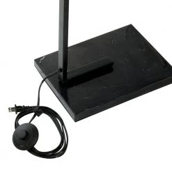 64 in. Black Metal Floor Lamp by Litton Lane -Litton Lane Sales black litton lane floor lamps 83836 1f 1000