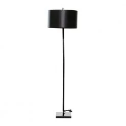 64 in. Black Metal Floor Lamp by Litton Lane -Litton Lane Sales black litton lane floor lamps 83836 c3 1000