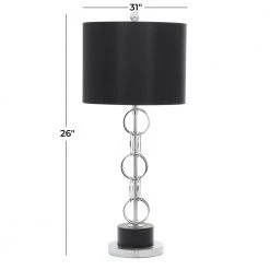 30 in. Black Contemporary Polystone Table Lamp by Litton Lane 16 30 in. Black Contemporary Polystone Table Lamp by Litton Lane -Litton Lane Sales black litton lane table lamps 040619 76 1000
