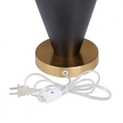 CosmoLiving by Cosmopolitan 27 in. Black Metal Contemporary Table Lamp by Litton Lane -Litton Lane Sales black litton lane table lamps 040831 fa 1000