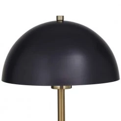 28 in. Black Metal Contemporary Umbrella Style Table Lamp by Litton Lane -Litton Lane Sales black litton lane table lamps 042863 a0 1000