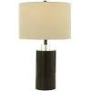 24 in. Black Marble Modern Table Lamp by Litton Lane