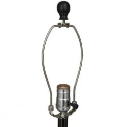 24 in. Black Marble Modern Table Lamp by Litton Lane -Litton Lane Sales black litton lane table lamps 043095 a0 1000