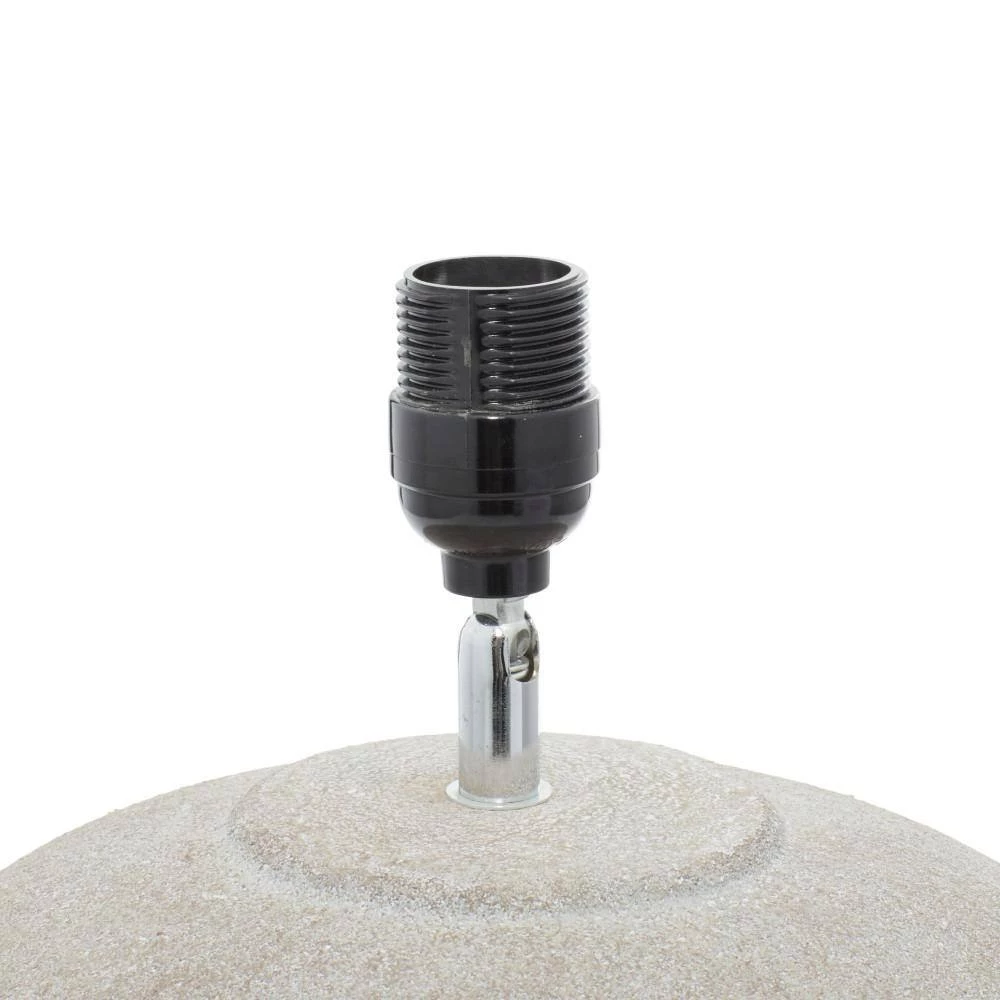 23 in. Black Ceramic Table Lamp by Litton Lane 5 23 in. Black Ceramic Table Lamp by Litton Lane - Image 3