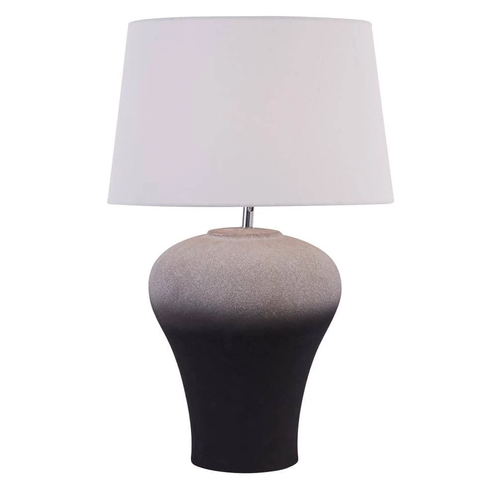 23 in. Black Ceramic Table Lamp by Litton Lane 3 23 in. Black Ceramic Table Lamp by Litton Lane