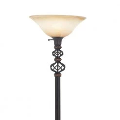 70 in. Black Metal Floor Lamp by Litton Lane -Litton Lane Sales black litton lane table lamps 78480 4f 1000