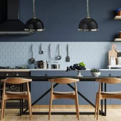 Hensley - 1 Metal Pendant Light, Black and Antique Nickel by Robert Stevenson Lighting 17 Hensley - 1 Metal Pendant Light, Black and Antique Nickel by Robert Stevenson Lighting -Litton Lane Sales black nickel robert stevenson lighting pendant lights ec1236 31 1000