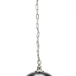 Hensley - 1 Metal Pendant Light, Black and Antique Nickel by Robert Stevenson Lighting 14 Hensley - 1 Metal Pendant Light, Black and Antique Nickel by Robert Stevenson Lighting -Litton Lane Sales black nickel robert stevenson lighting pendant lights ec1236 44 1000