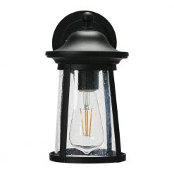 Portside - Matte Black Metal and Seedy Glass Outdoor Light by Robert Stevenson Lighting 13 Portside - Matte Black Metal and Seedy Glass Outdoor Light by Robert Stevenson Lighting -Litton Lane Sales black robert stevenson lighting outdoor sconces ec1226 1f 1000