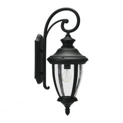 Prestwick - Metal and Glass Outdoor Light, Matte Black by Robert Stevenson Lighting