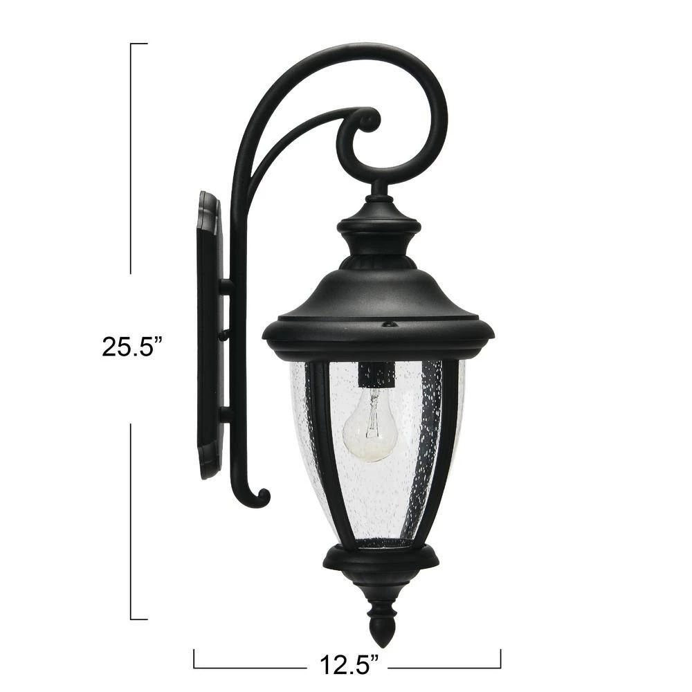 Prestwick - Metal and Glass Outdoor Light, Matte Black by Robert Stevenson Lighting 10 Prestwick - Metal and Glass Outdoor Light, Matte Black by Robert Stevenson Lighting - Image 8