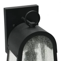 Revere - Textured Black Metal and Seedy Glass Outdoor Light by Robert Stevenson Lighting 13 Revere - Textured Black Metal and Seedy Glass Outdoor Light by Robert Stevenson Lighting -Litton Lane Sales black robert stevenson lighting outdoor sconces ec1234 1f 1000