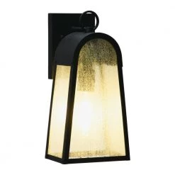 Revere - Textured Black Metal and Seedy Glass Outdoor Light by Robert Stevenson Lighting 14 Revere - Textured Black Metal and Seedy Glass Outdoor Light by Robert Stevenson Lighting -Litton Lane Sales black robert stevenson lighting outdoor sconces ec1234 44 1000