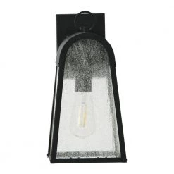 Revere - Textured Black Metal and Seedy Glass Outdoor Light by Robert Stevenson Lighting 12 Revere - Textured Black Metal and Seedy Glass Outdoor Light by Robert Stevenson Lighting -Litton Lane Sales black robert stevenson lighting outdoor sconces ec1234 4f 1000