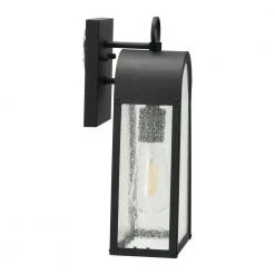 Revere - Textured Black Metal and Seedy Glass Outdoor Light by Robert Stevenson Lighting 11 Revere - Textured Black Metal and Seedy Glass Outdoor Light by Robert Stevenson Lighting -Litton Lane Sales black robert stevenson lighting outdoor sconces ec1234 c3 1000