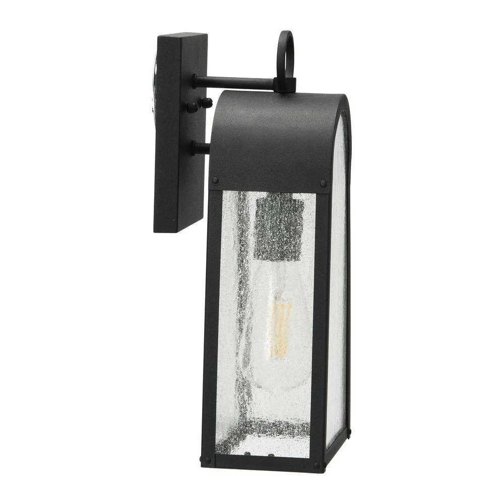 Revere - Textured Black Metal and Seedy Glass Outdoor Light by Robert Stevenson Lighting 5 Revere - Textured Black Metal and Seedy Glass Outdoor Light by Robert Stevenson Lighting - Image 3