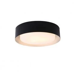 Lynch Black and Silver Flush Mount by Bromi Design