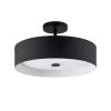 Lynch Black and White Semi Flush Mount Mount Ceiling Fixture by Bromi Design 1 Lynch Black and White Semi Flush Mount Mount Ceiling Fixture by Bromi Design -Litton Lane Sales black white bromi design flush mount lights b4106sfbw 64 1000