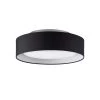 Naomi Black/White Outside Inside Flush Mount by Bromi Design -Litton Lane Sales black white bromi design flush mount lights b4107bw 64 1000