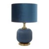 20 in. Blue Glass Transitional Table Lamp by Litton Lane 2 20 in. Blue Glass Transitional Table Lamp by Litton Lane -Litton Lane Sales blue litton lane table lamps 040194 64 1000