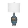 25 in. Blue Glass Modern Accent Lamp (Set of 2) by Litton Lane -Litton Lane Sales blue litton lane table lamps 042884 64 1000
